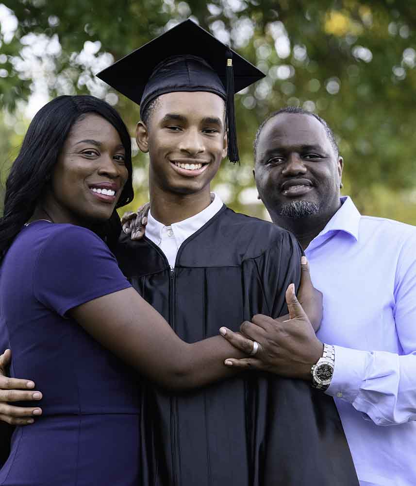 Student at graduation