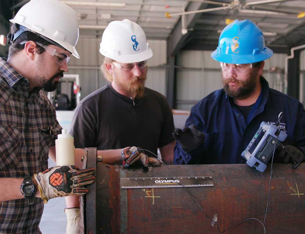 Non-Destructive Testing Students